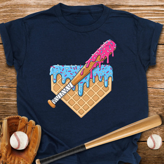 Baseball Drip Home Plate Youth Tee - HomeRun PrintsKids clothes