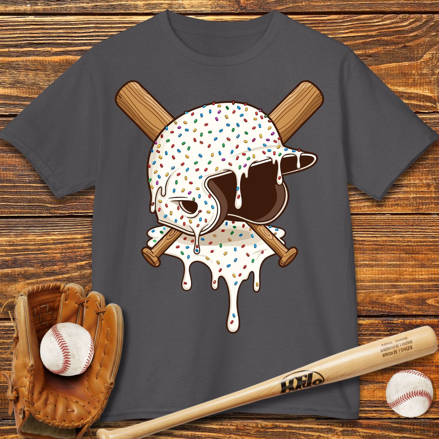 Baseball Drip Kids T-Shirt - HomeRun PrintsKids clothes