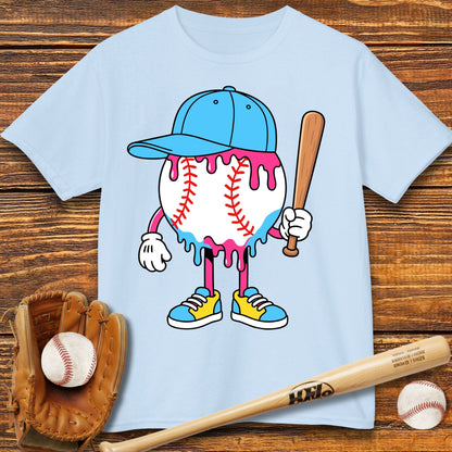 Baseball Drip Kids T-shirt - HomeRun PrintsKids clothes