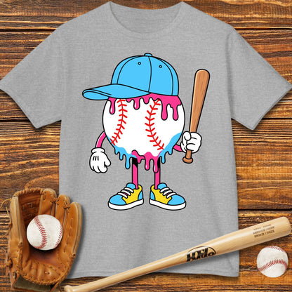 Baseball Drip Kids T-shirt - HomeRun PrintsKids clothes