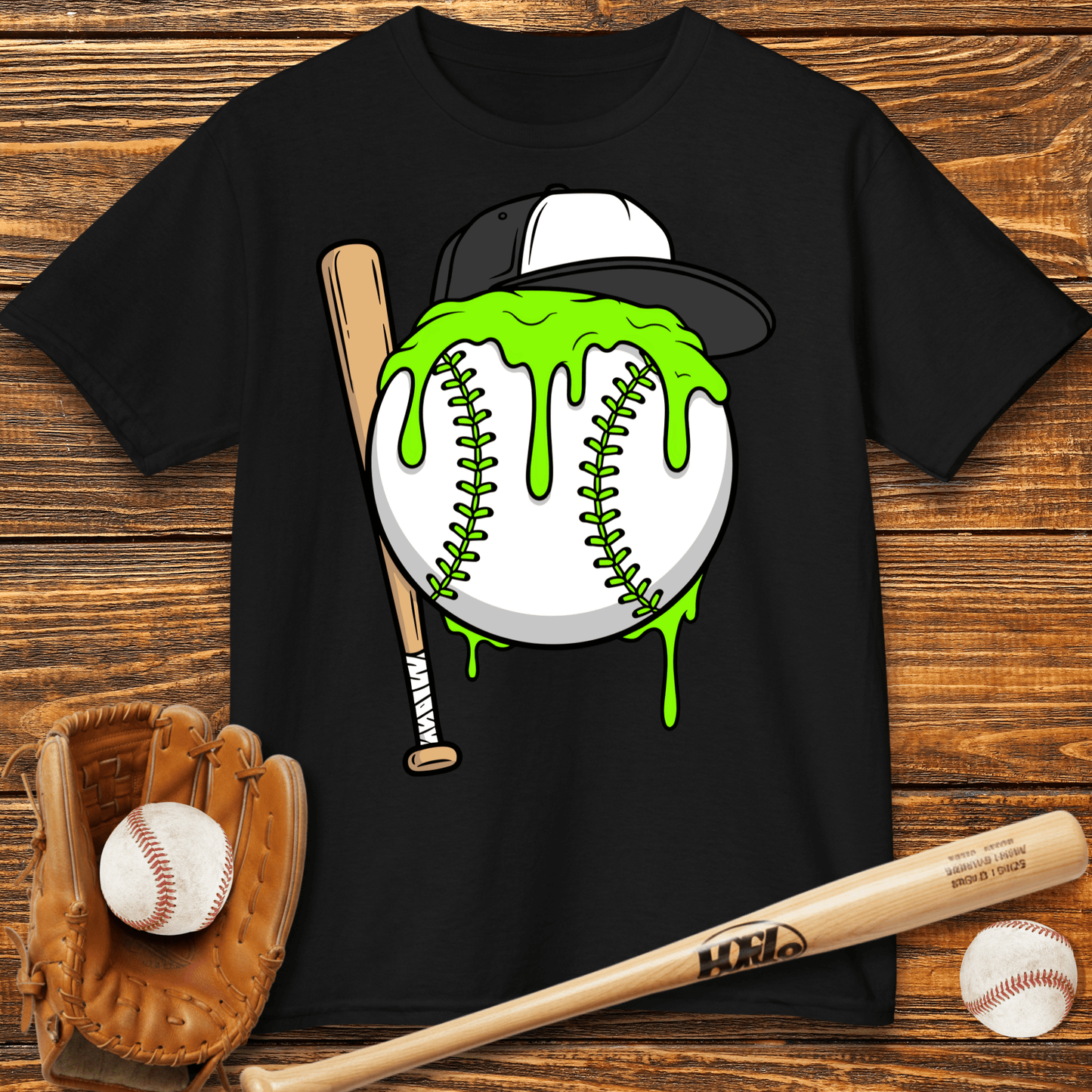 Baseball Drip Kids T-Shirt - HomeRun PrintsKids clothes