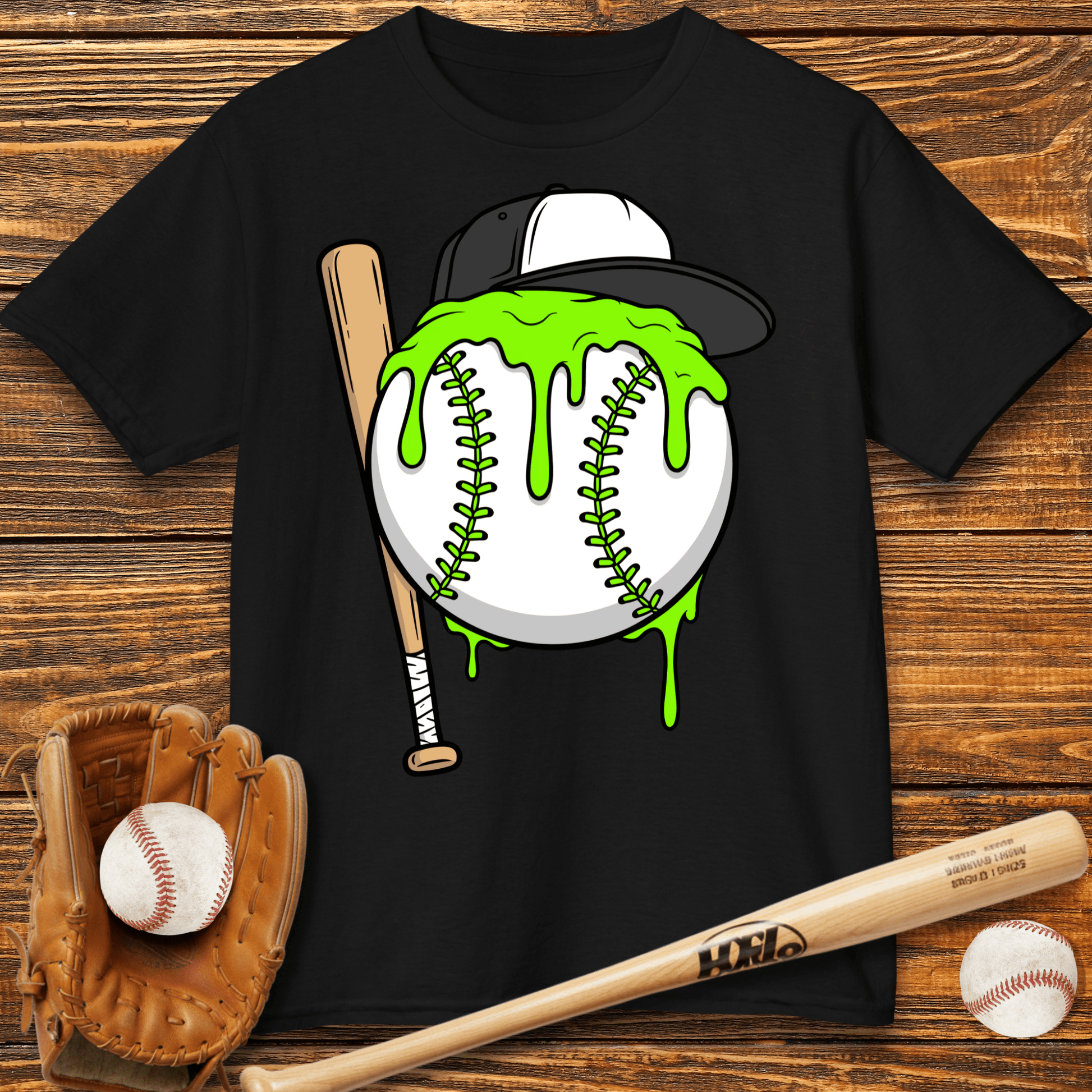 Baseball Drip Kids T-Shirt - HomeRun PrintsKids clothes