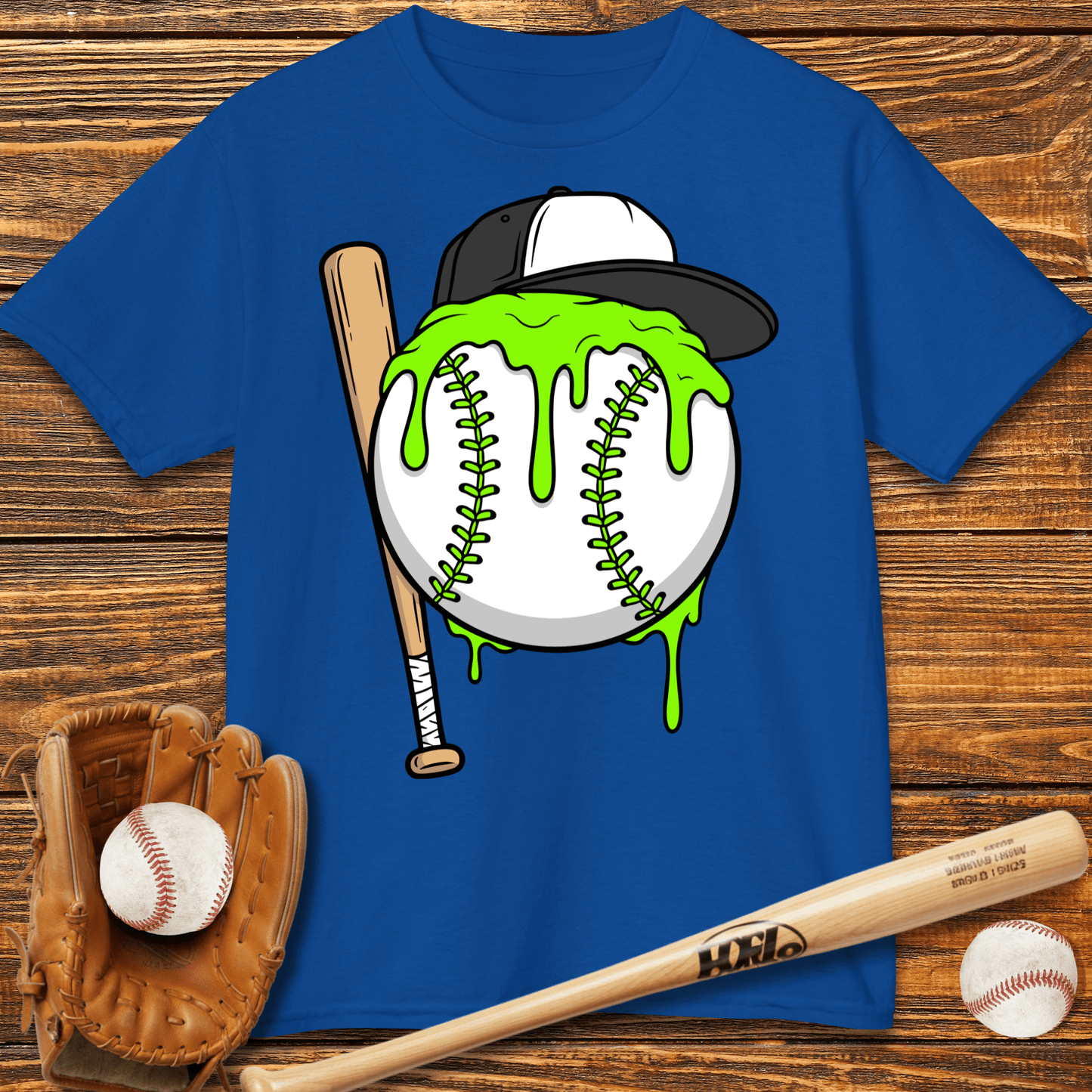Baseball Drip Kids T-Shirt - HomeRun PrintsKids clothes