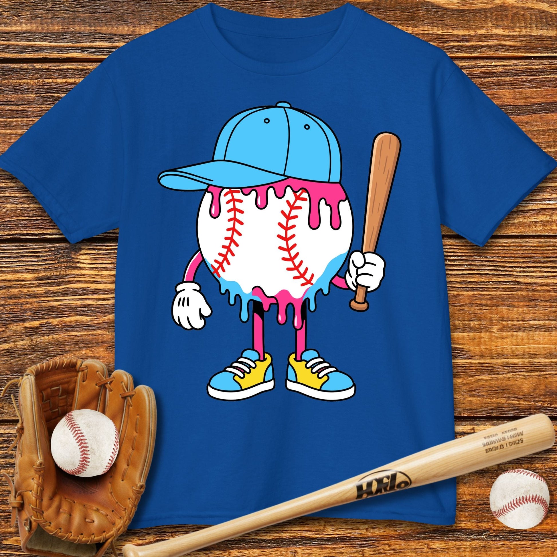 Baseball Drip Kids T-shirt - HomeRun PrintsKids clothes