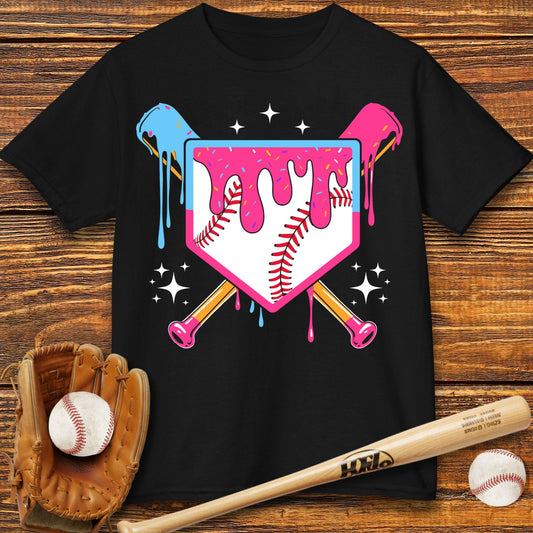Baseball Drip Kids T-shirt - HomeRun PrintsKids clothes