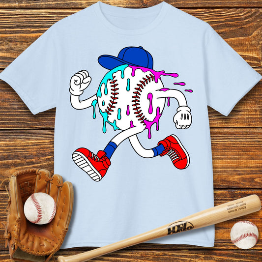 Baseball Drip Kids T-Shirt - HomeRun PrintsKids clothes