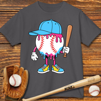 Baseball Drip Kids T-shirt - HomeRun PrintsKids clothes