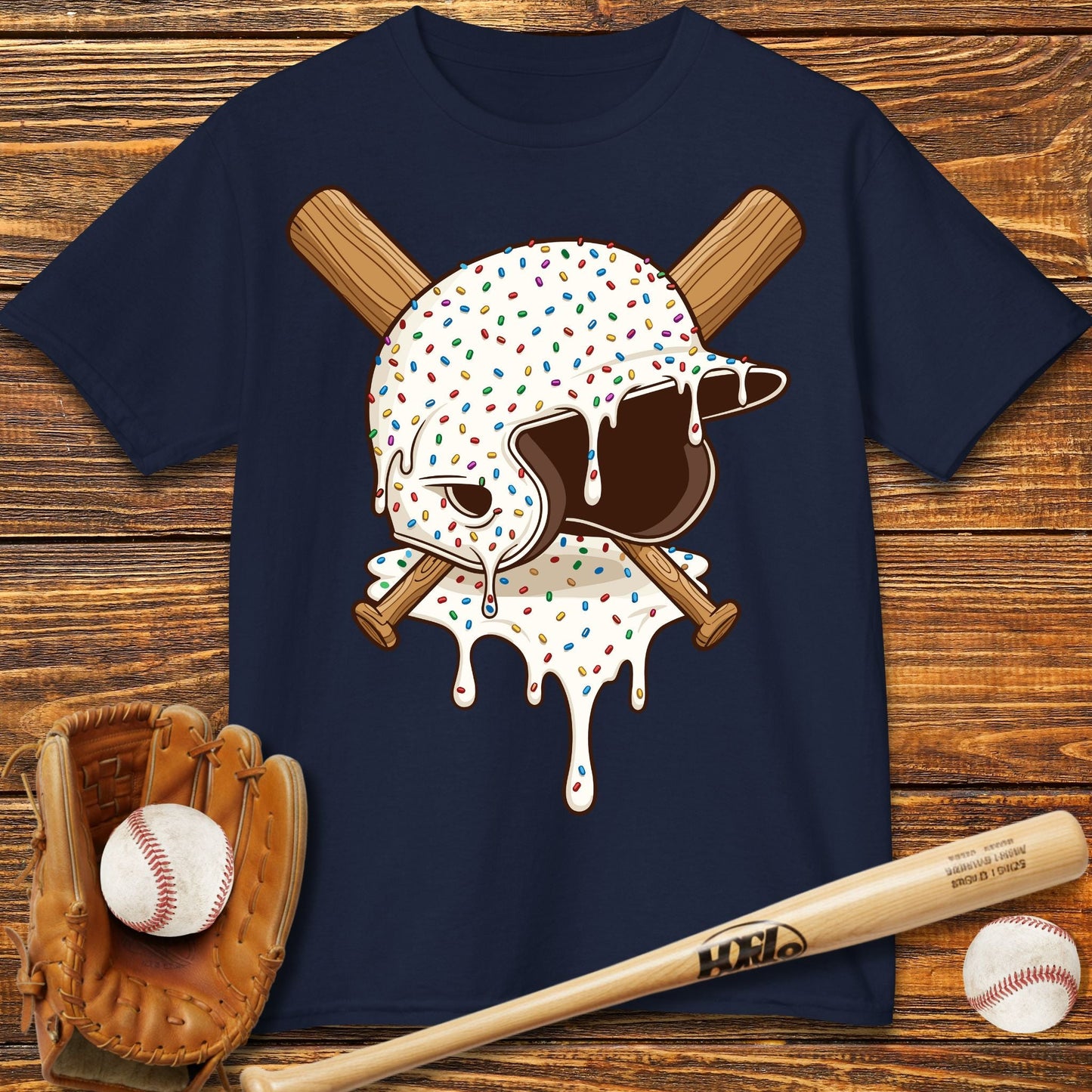 Baseball Drip Kids T-Shirt - HomeRun PrintsKids clothes