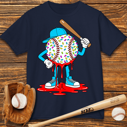 Baseball Drip Kids T-Shirt - HomeRun PrintsKids clothes