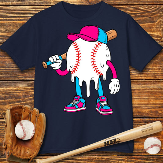 Baseball Drip Kids T-Shirt - HomeRun PrintsKids clothes