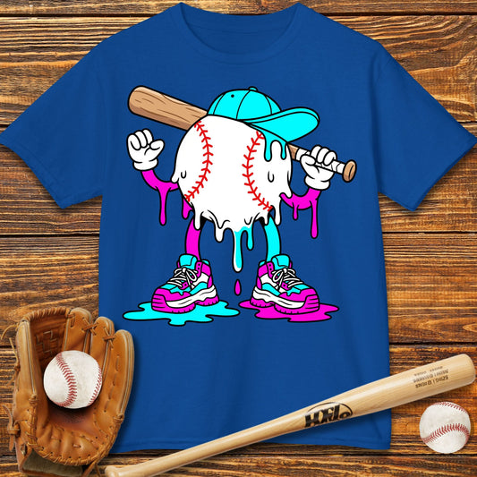 Baseball Drip Kids T-Shirt - HomeRun PrintsKids clothes
