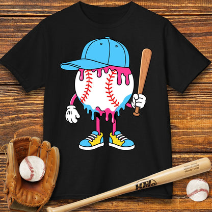 Baseball Drip Kids T-shirt - HomeRun PrintsKids clothes