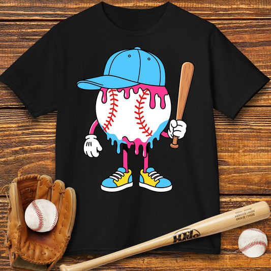 Baseball Drip Kids T-shirt - HomeRun PrintsKids clothes