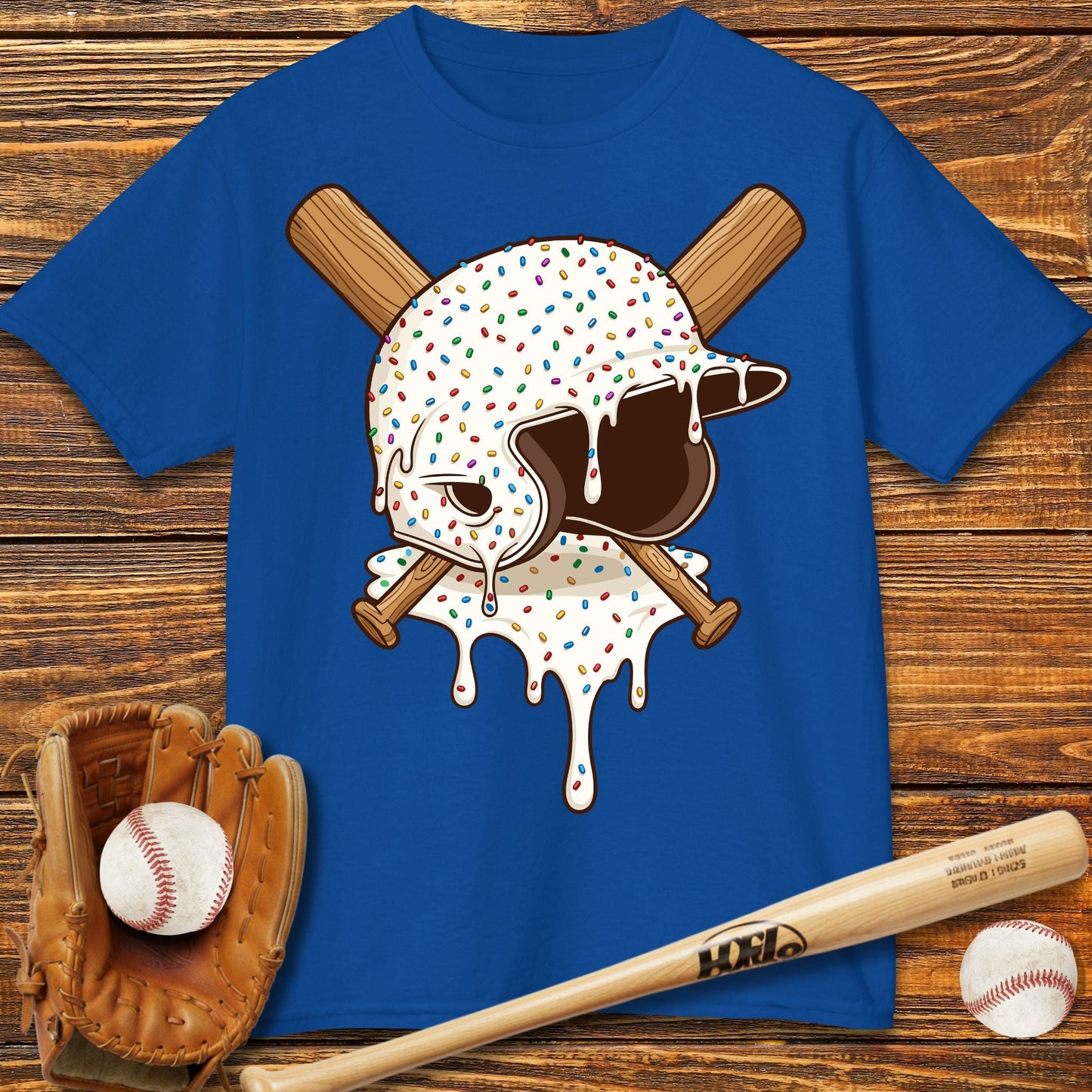 Baseball Drip Kids T-Shirt - HomeRun PrintsKids clothes