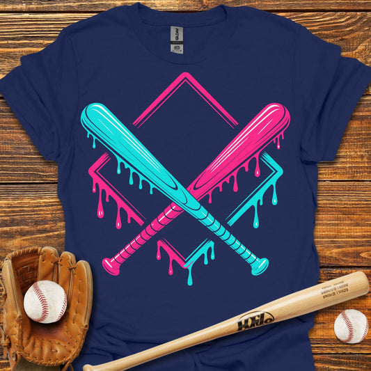 Baseball Drip T-Shirt - HomeRun PrintsT-Shirt