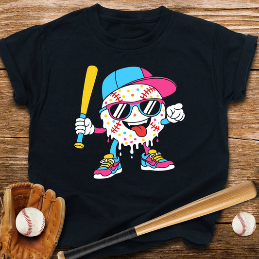 Baseball Drip Youth Tee - HomeRun PrintsKids clothes