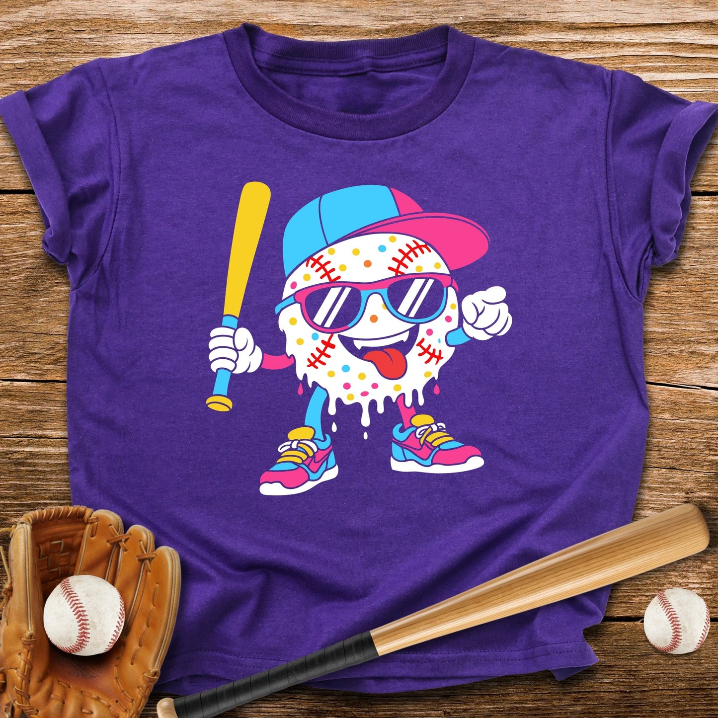 Baseball Drip Youth Tee - HomeRun PrintsKids clothes