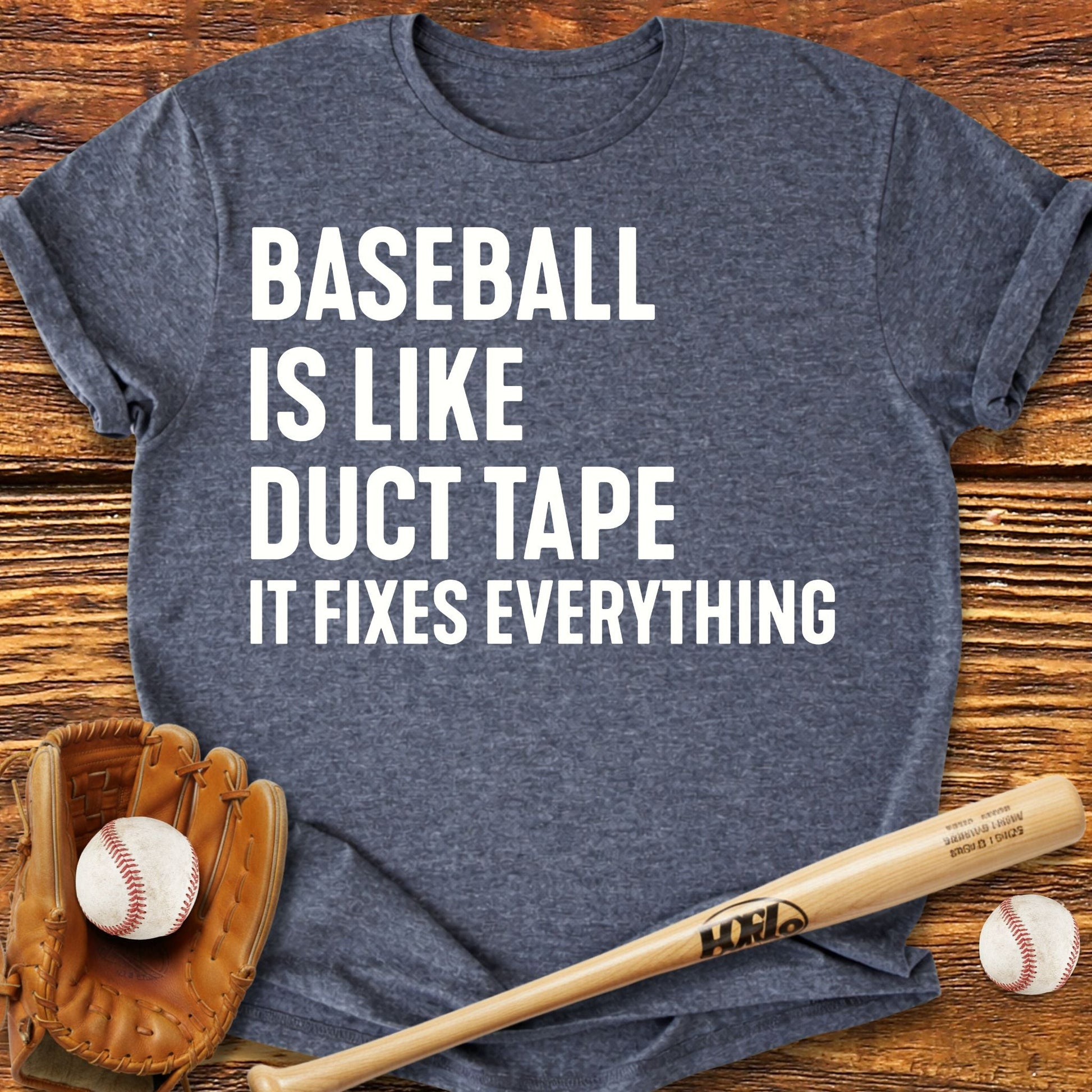 Baseball Duct Tape T-Shirt - HomeRun PrintsT-Shirt