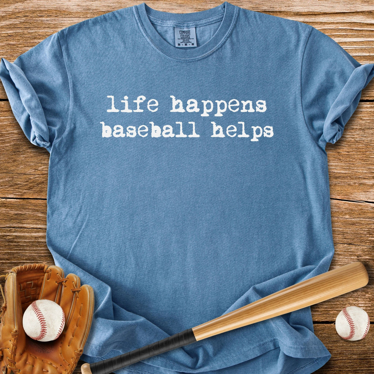 Baseball Fixes Everything - HomeRun PrintsComfort Colors