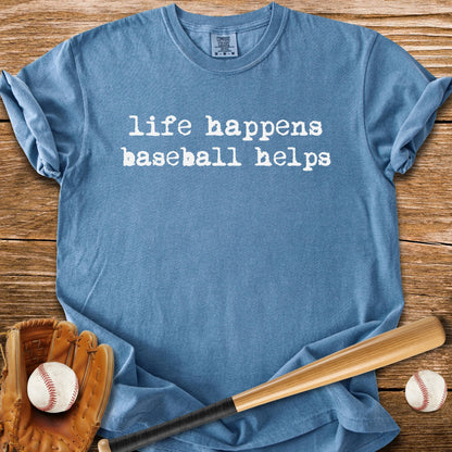 Baseball Fixes Everything - HomeRun PrintsComfort Colors