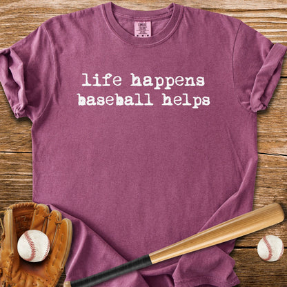 Baseball Fixes Everything - HomeRun PrintsComfort Colors