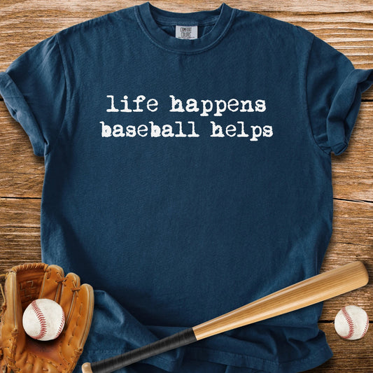 Baseball Fixes Everything - HomeRun PrintsComfort Colors