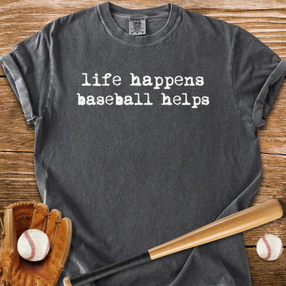 Baseball Fixes Everything - HomeRun PrintsComfort Colors