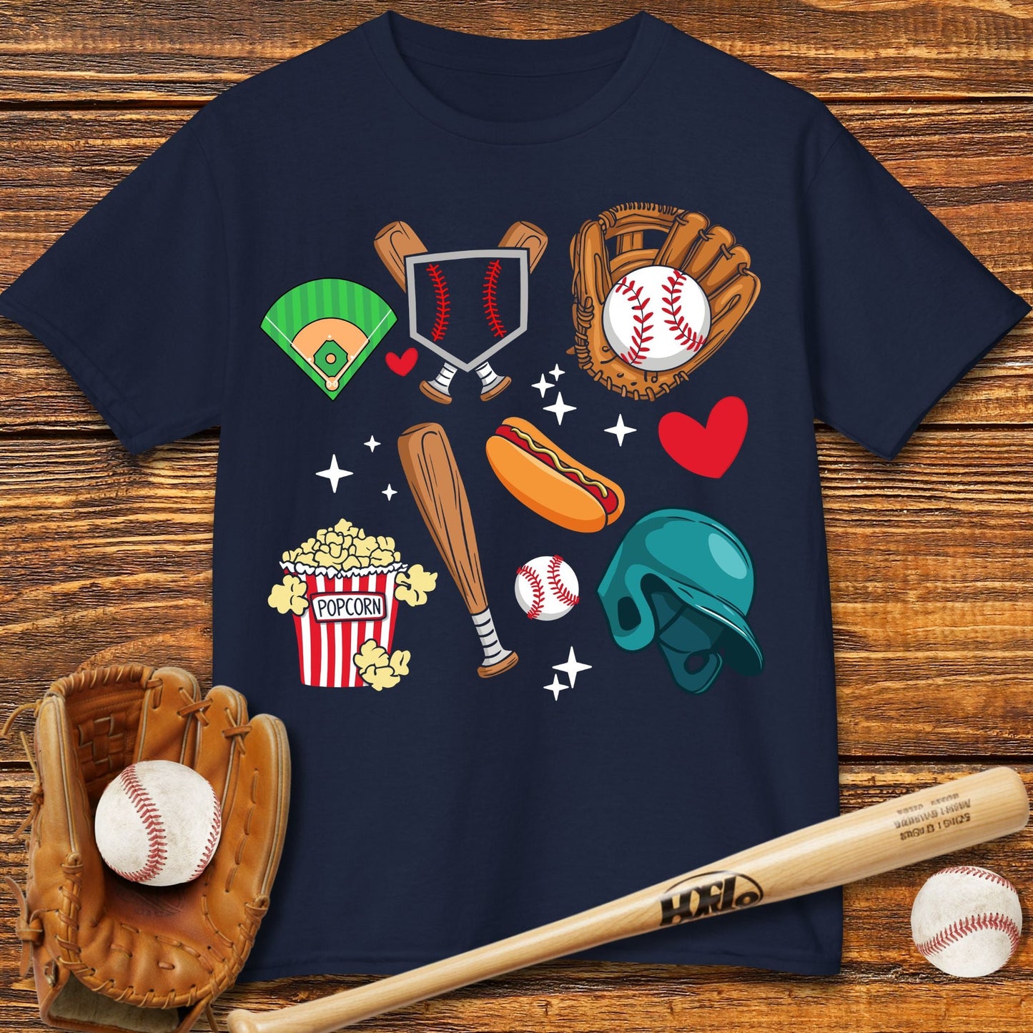 Baseball Game Day Kids T-shirt - HomeRun PrintsKids clothes