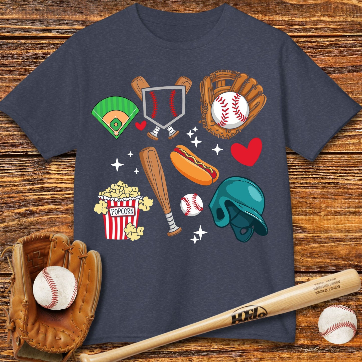 Baseball Game Day Kids T-shirt - HomeRun PrintsKids clothes