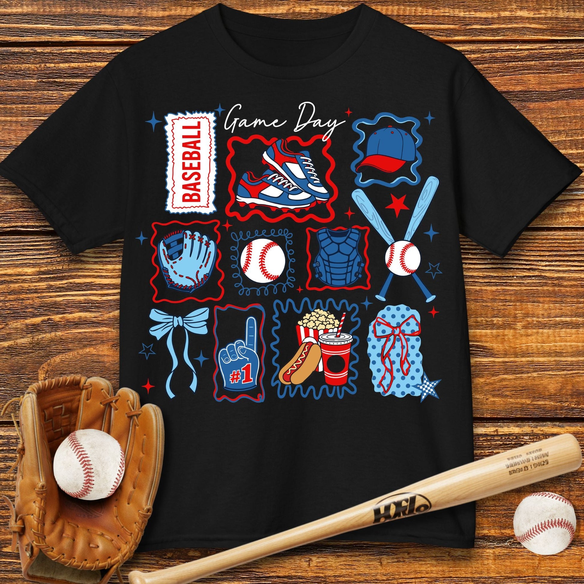 Baseball Game Day Kids T-shirt - HomeRun PrintsKids clothes