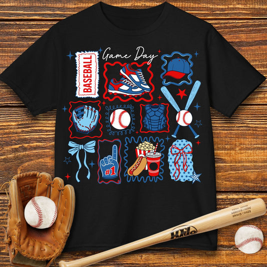 Baseball Game Day Kids T-shirt - HomeRun PrintsKids clothes