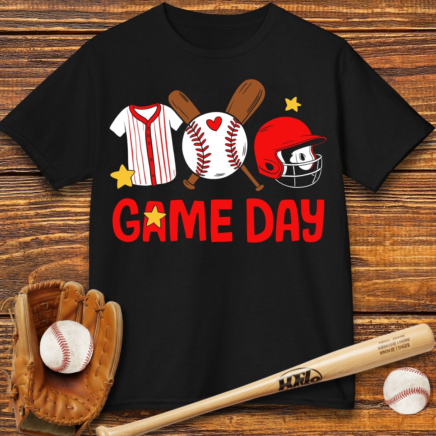 Baseball Game Day Kids T-shirt - HomeRun PrintsKids clothes