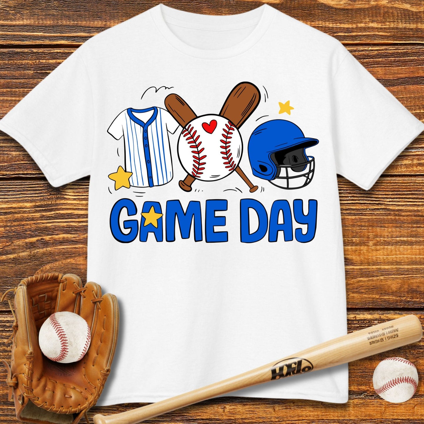 Baseball Game Day Kids T-shirt - HomeRun PrintsKids clothes