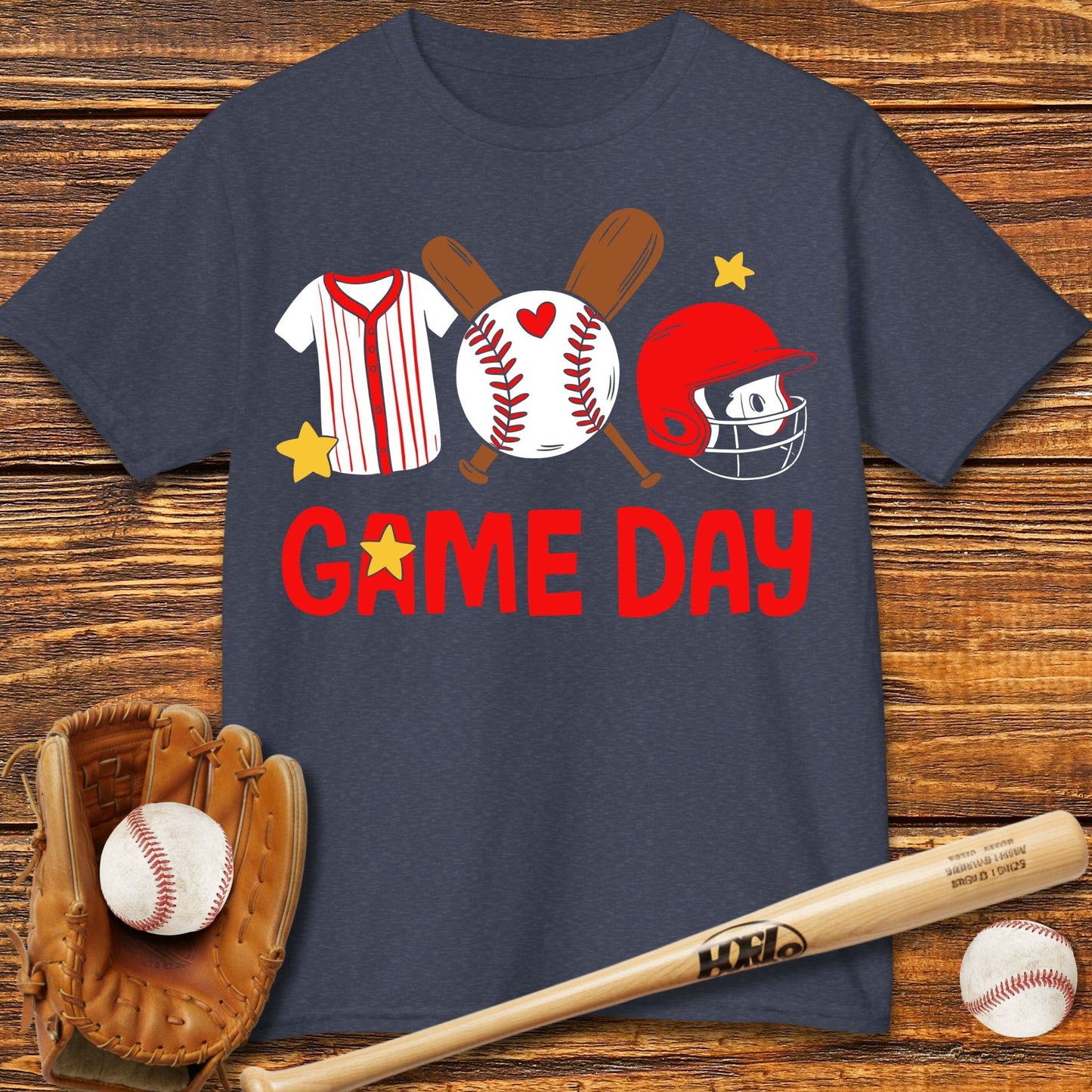 Baseball Game Day Kids T-shirt - HomeRun PrintsKids clothes