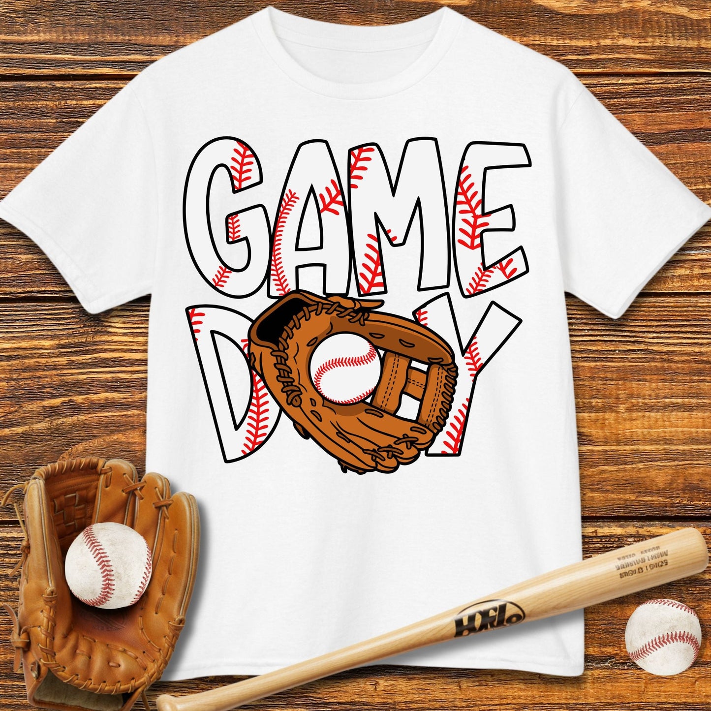 Baseball Game Day Kids T-shirt - HomeRun PrintsKids clothes