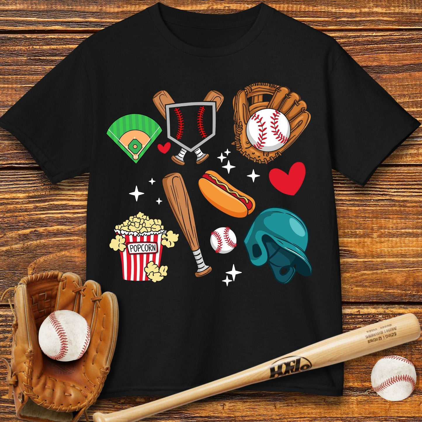 Baseball Game Day Kids T-shirt - HomeRun PrintsKids clothes