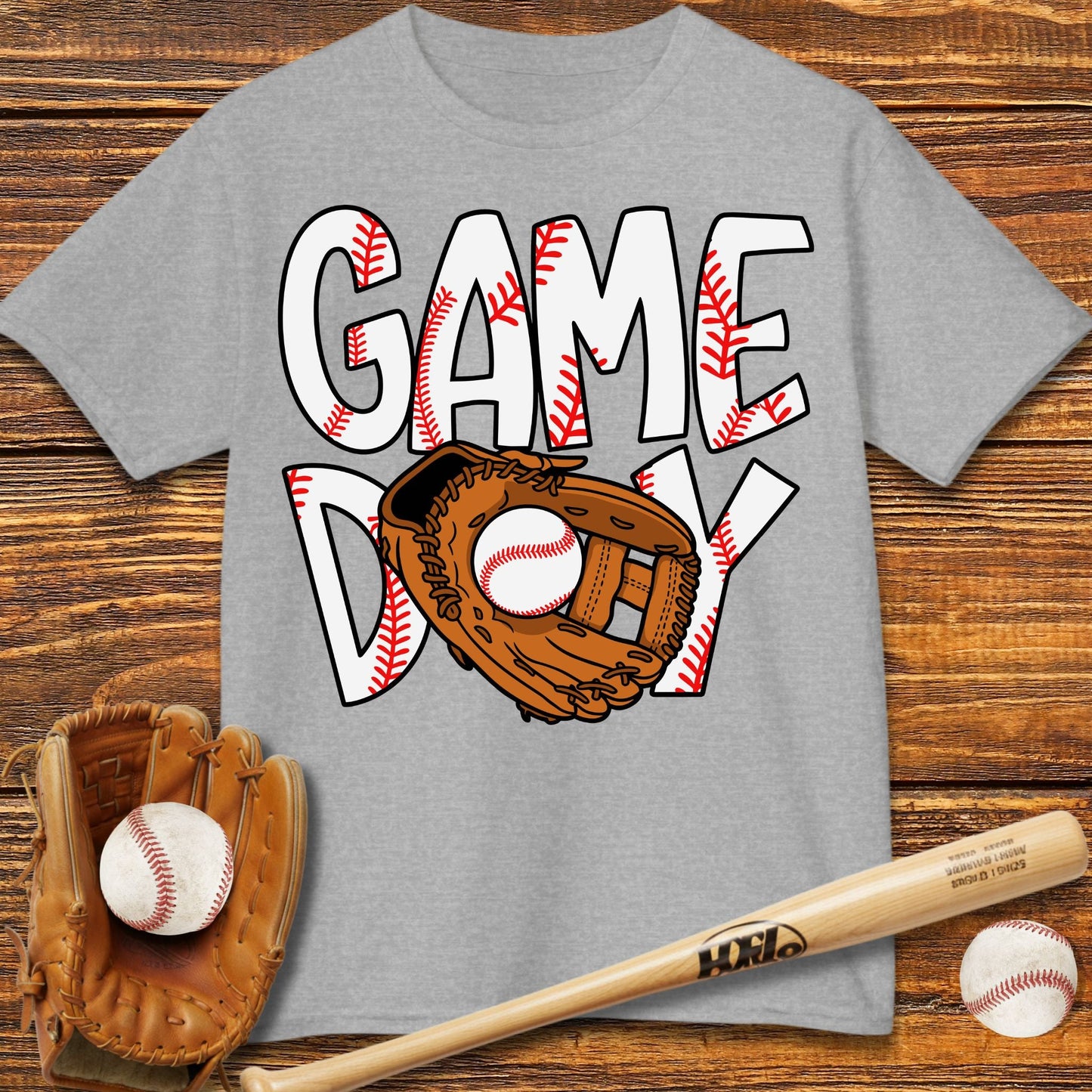Baseball Game Day Kids T-shirt - HomeRun PrintsKids clothes