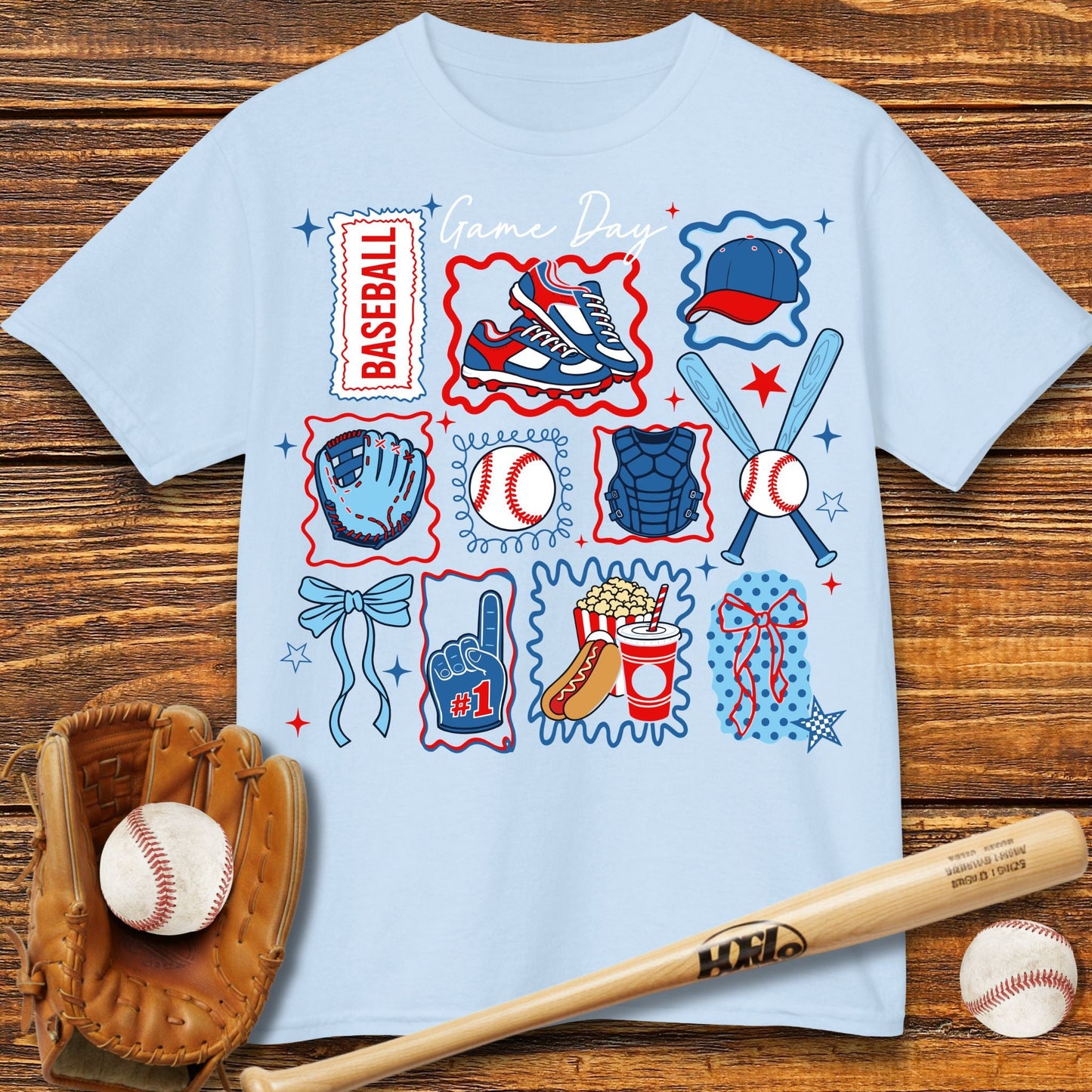 Baseball Game Day Kids T-shirt - HomeRun PrintsKids clothes