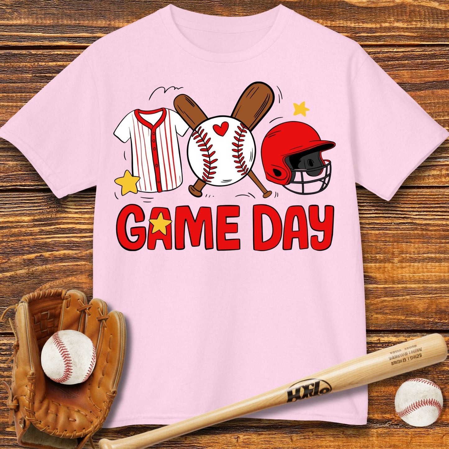 Baseball Game Day Kids T-shirt - HomeRun PrintsKids clothes
