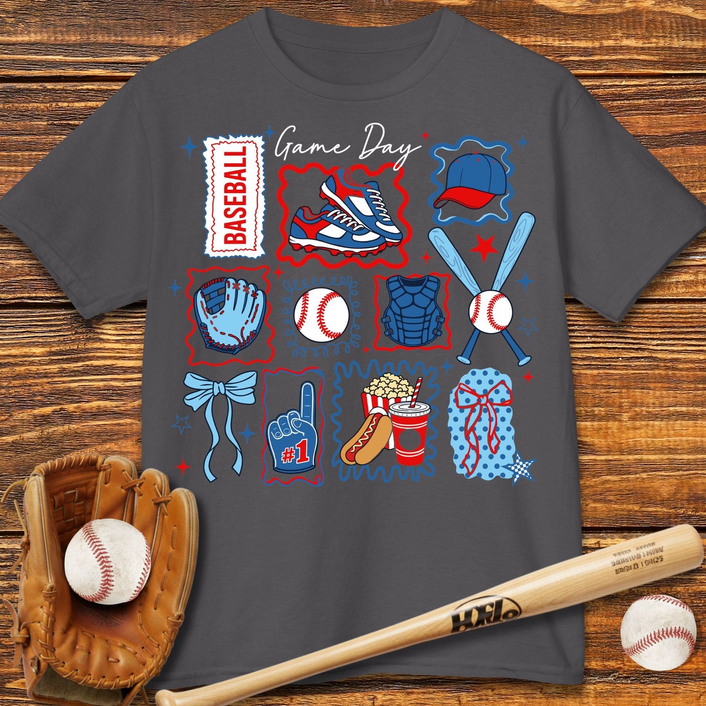 Baseball Game Day Kids T-shirt - HomeRun PrintsKids clothes