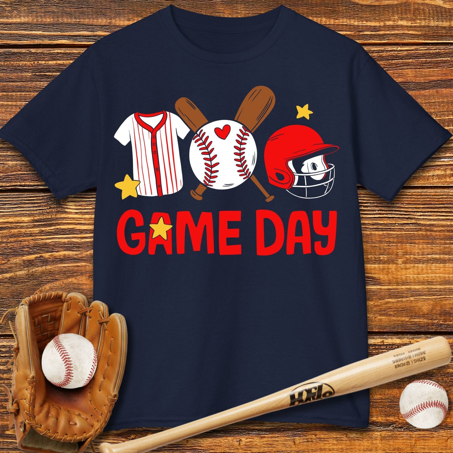 Baseball Game Day Kids T-shirt - HomeRun PrintsKids clothes