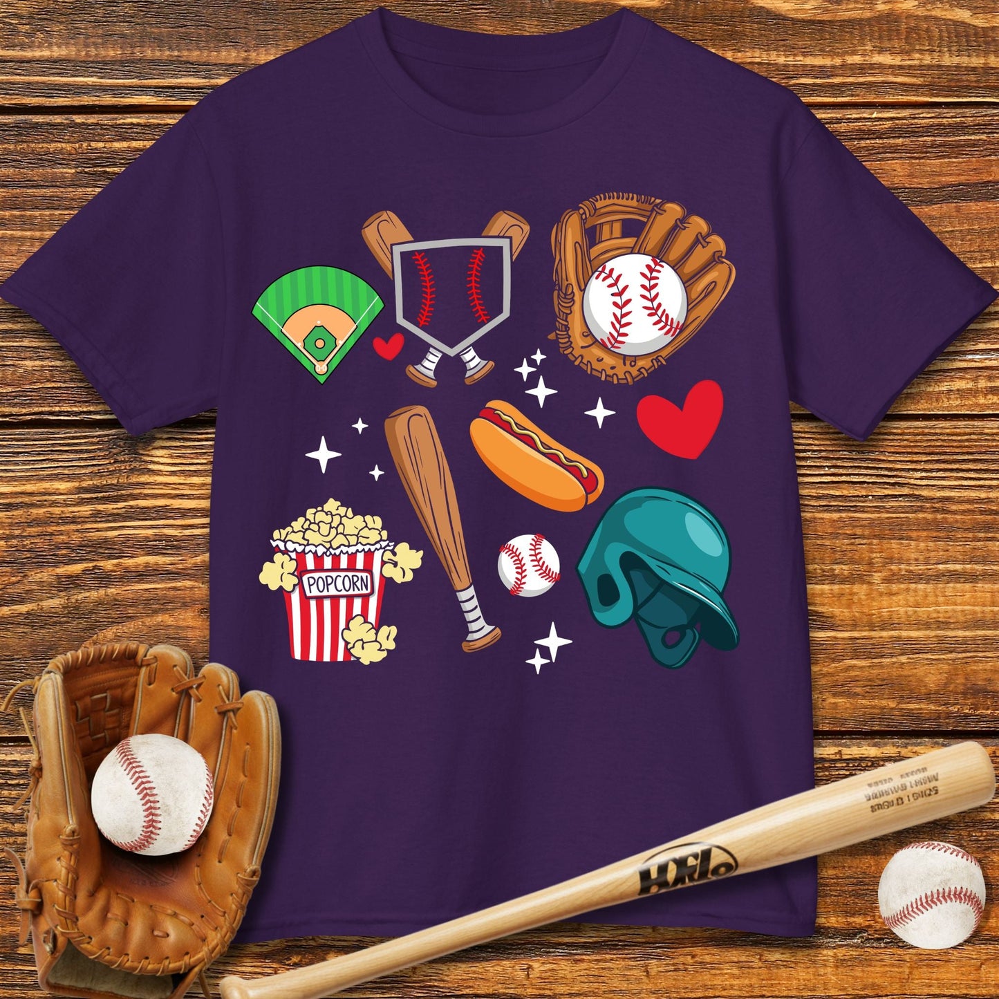 Baseball Game Day Kids T-shirt - HomeRun PrintsKids clothes
