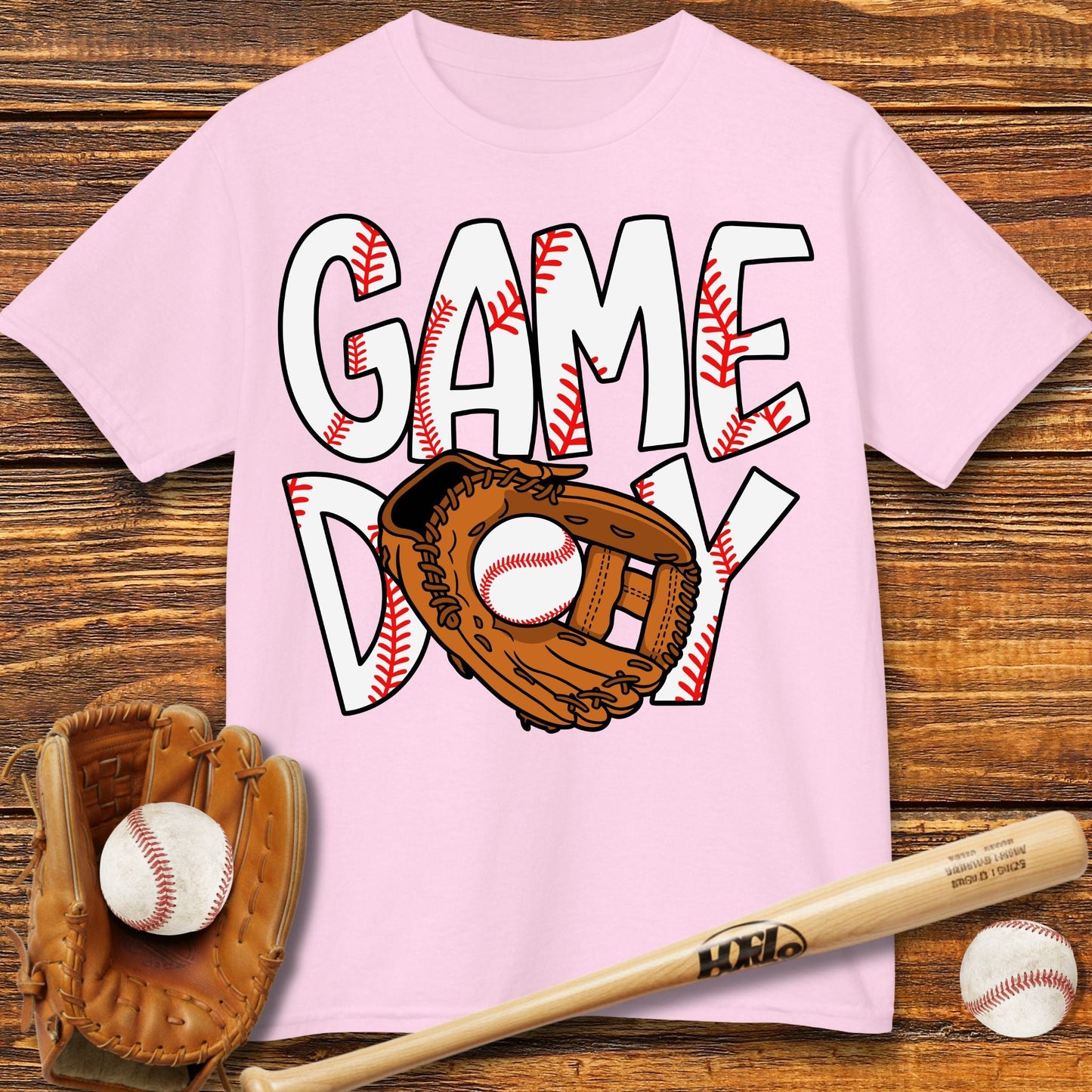 Baseball Game Day Kids T-shirt - HomeRun PrintsKids clothes