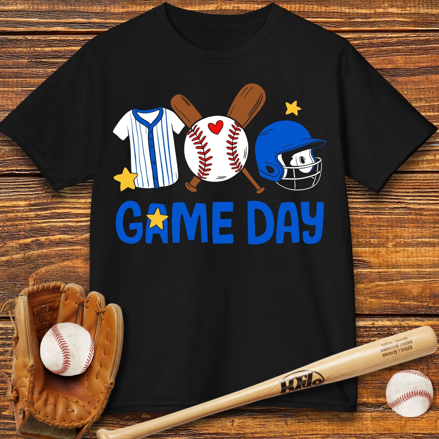 Baseball Game Day Kids T-shirt - HomeRun PrintsKids clothes