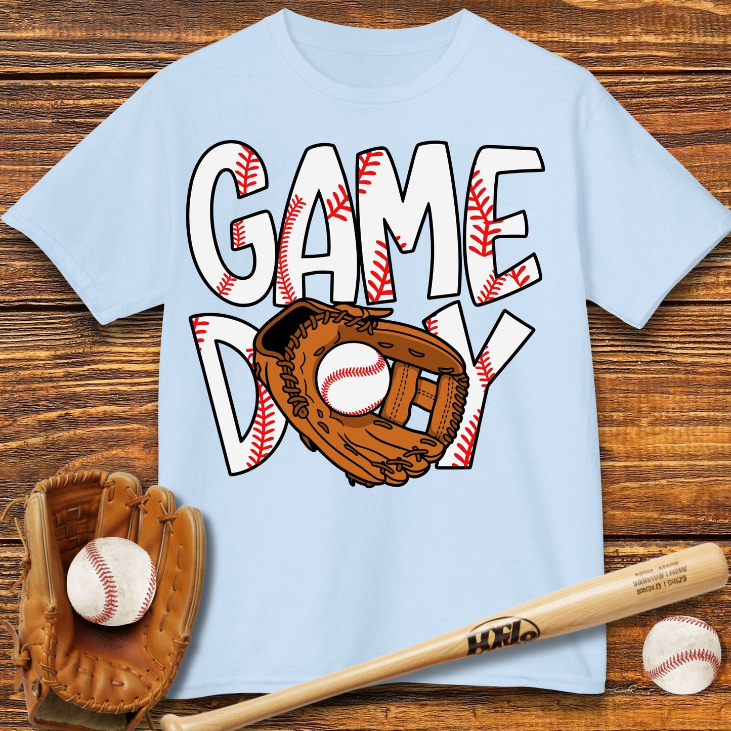 Baseball Game Day Kids T-shirt - HomeRun PrintsKids clothes