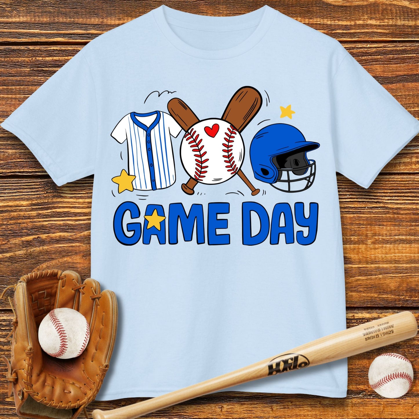 Baseball Game Day Kids T-shirt - HomeRun PrintsKids clothes