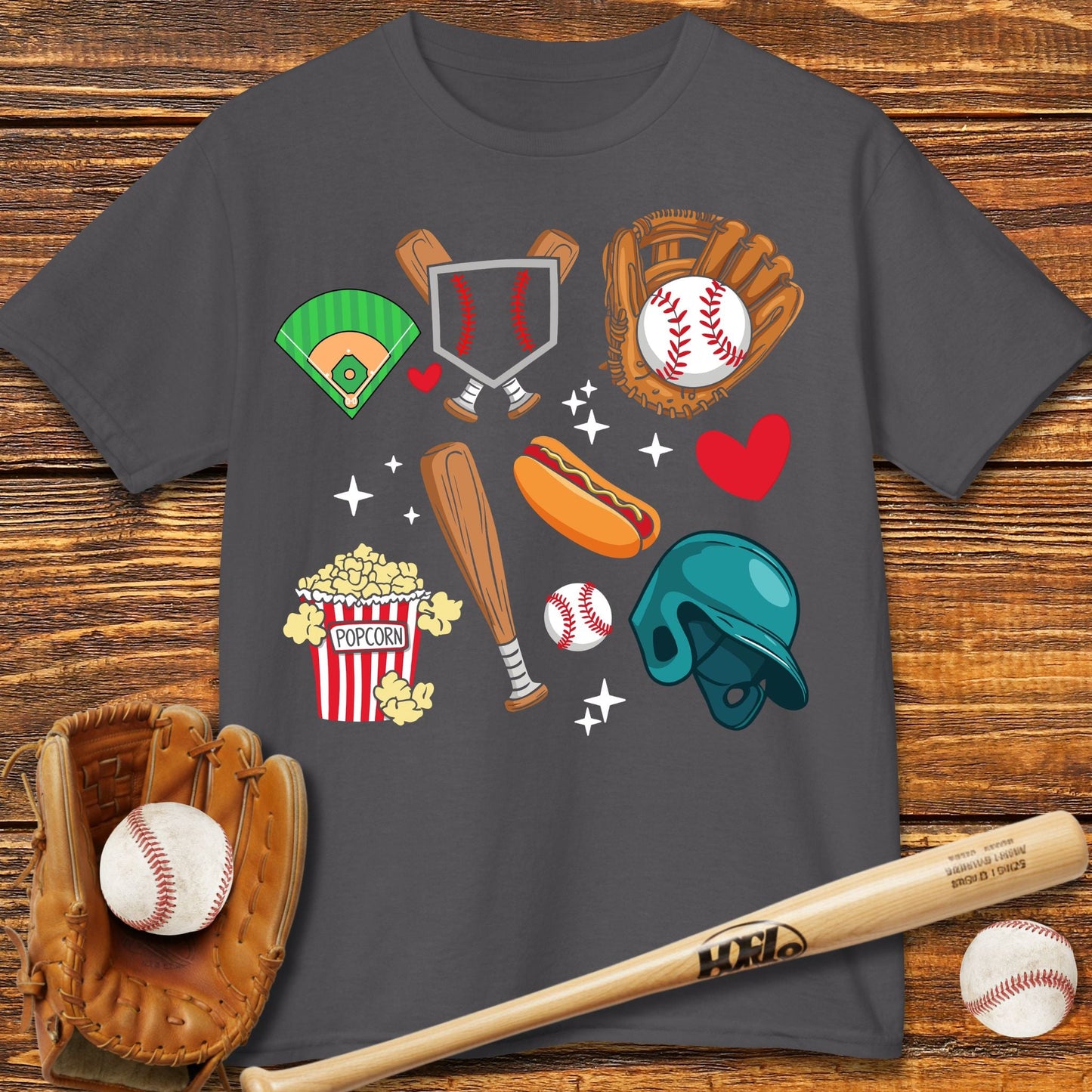 Baseball Game Day Kids T-shirt - HomeRun PrintsKids clothes
