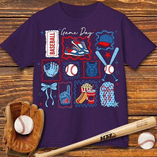 Baseball Game Day Kids T-shirt - HomeRun PrintsKids clothes