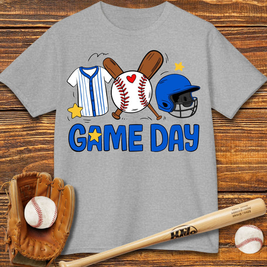 Baseball Game Day Kids T-shirt - HomeRun PrintsKids clothes