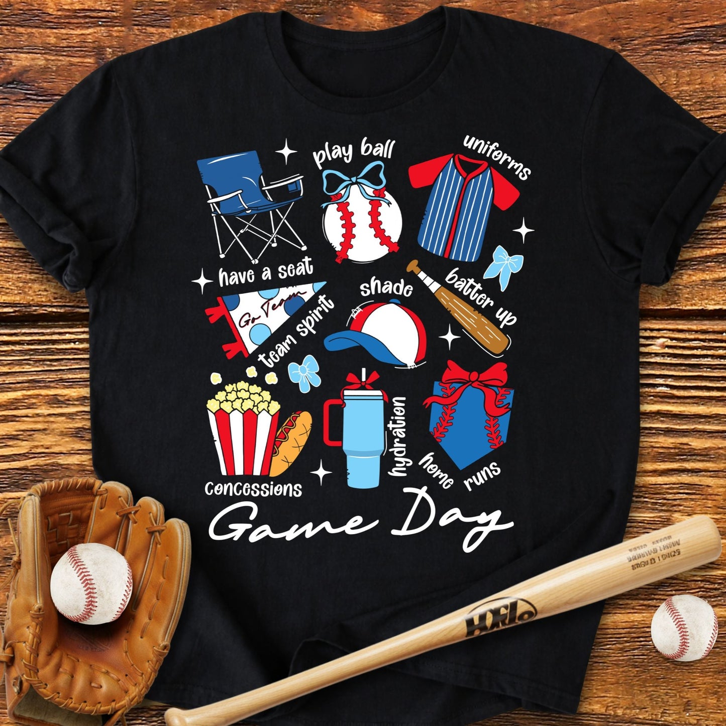 Baseball Game Day T-Shirt - HomeRun PrintsT-Shirt